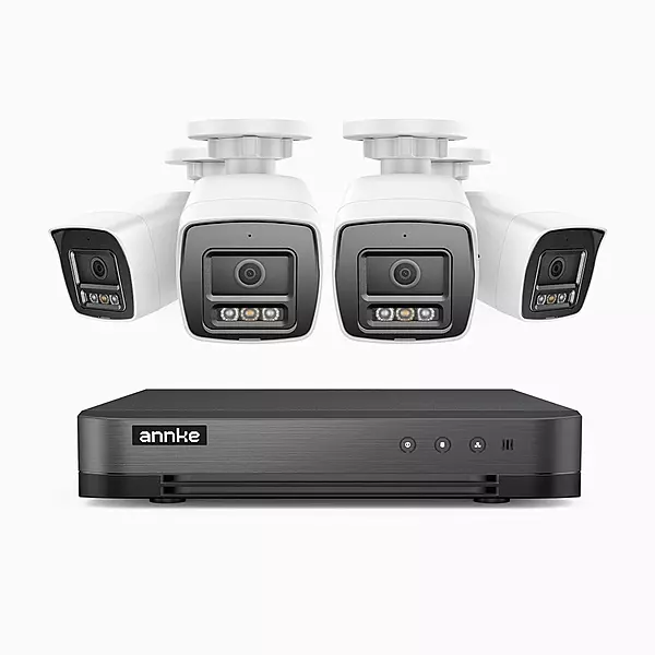 H500P - 3K 8 Channel 4 Cameras PoE Security System